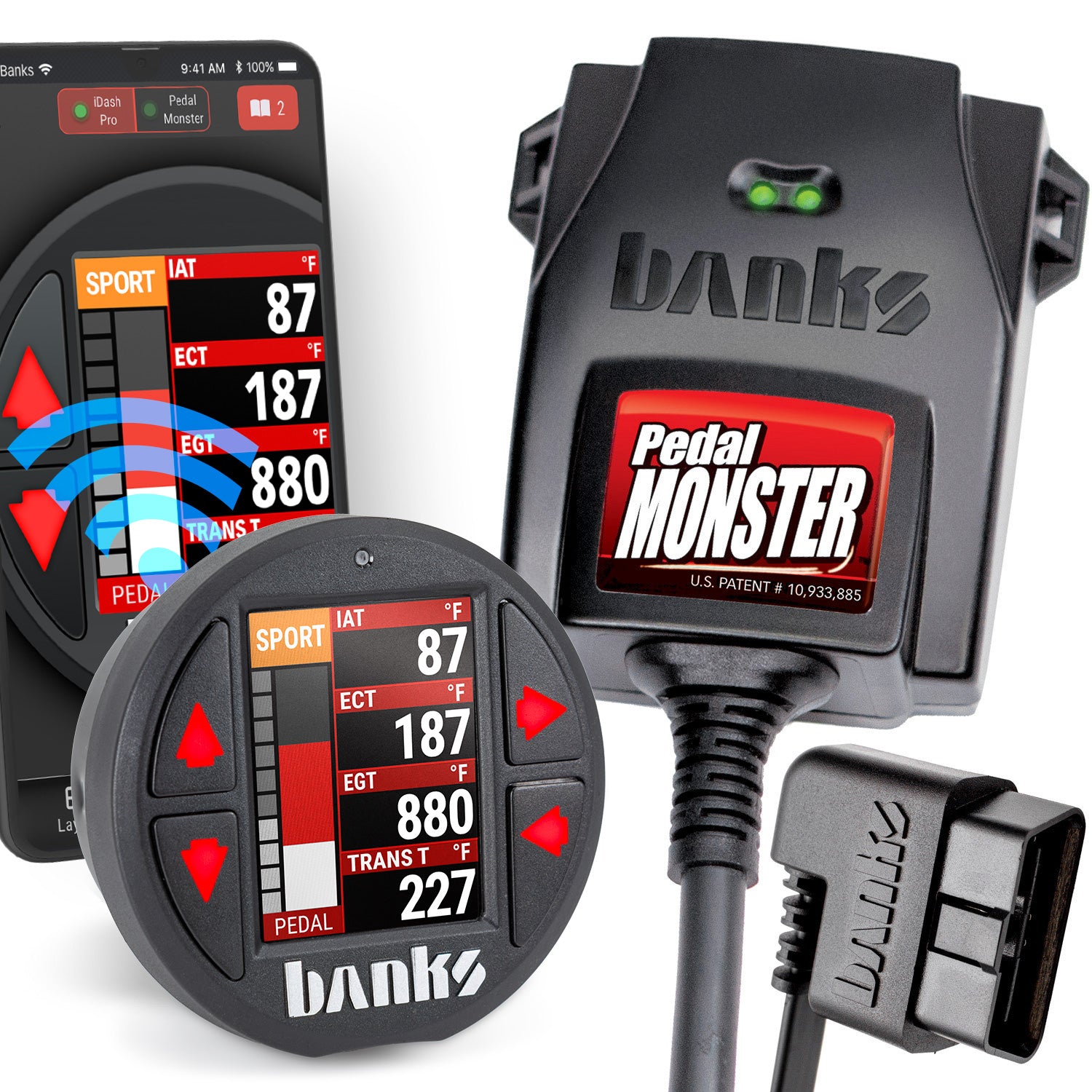 PedalMonster Throttle Sensitivity Booster, Standalone and iDash Kits for many Chevy/GMC, Chrysler, Dodge, Jeep, Nissan