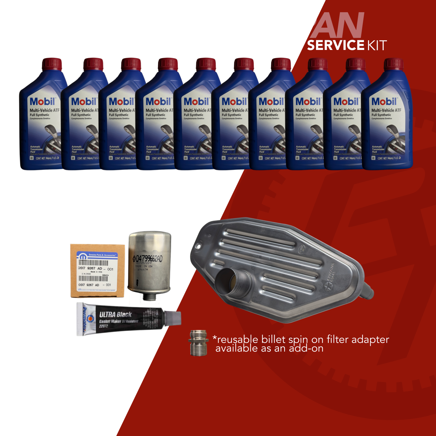 2007 - 2024 68RFE STOCK PAN SERVICE KIT