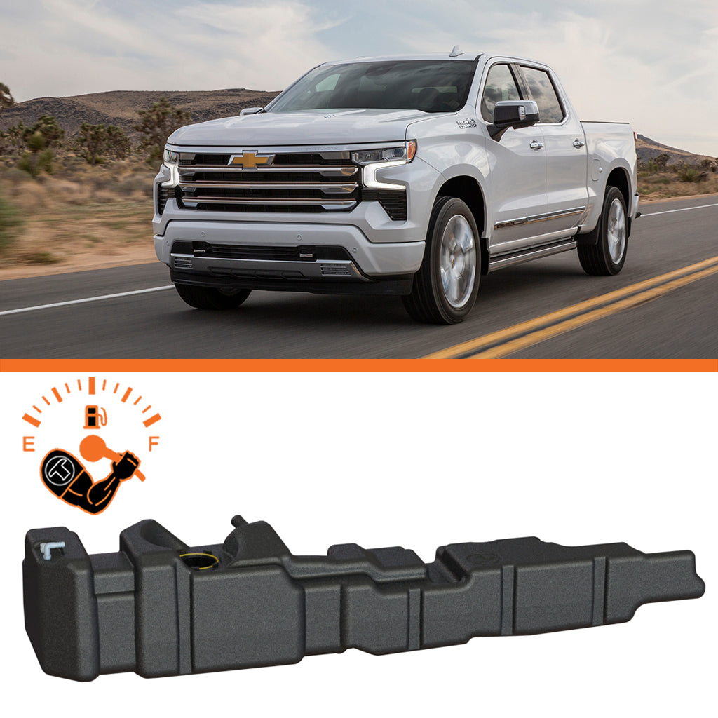 43 Gallons Fuel Tank. Gen 7 2019+ GM 1500 Diesel Crew Cab, Short & Standard Bed
