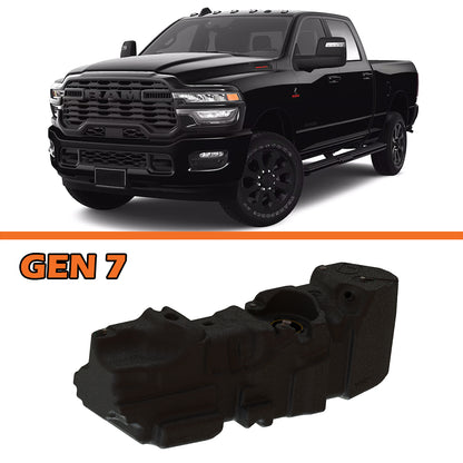 52 Gallons Fuel Tank. RAM 2500/3500 Crew Cab, Short Bed 2025+