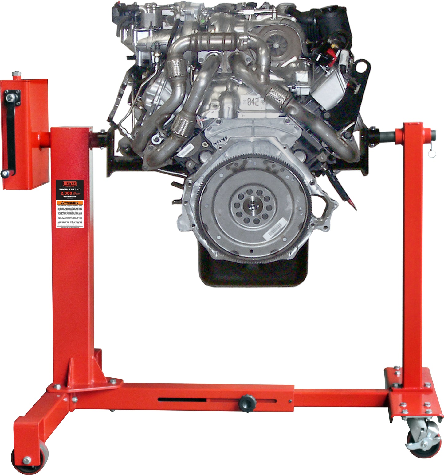 2,000 Lbs. Capacity 75:1 Gear-Driven Engine Stand