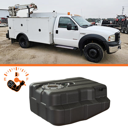 40 Gallons Fuel Tank. FORD, After-Axle, Multi-Model Utility Diesel Tank, 
Cab & Chassis 1999-2010