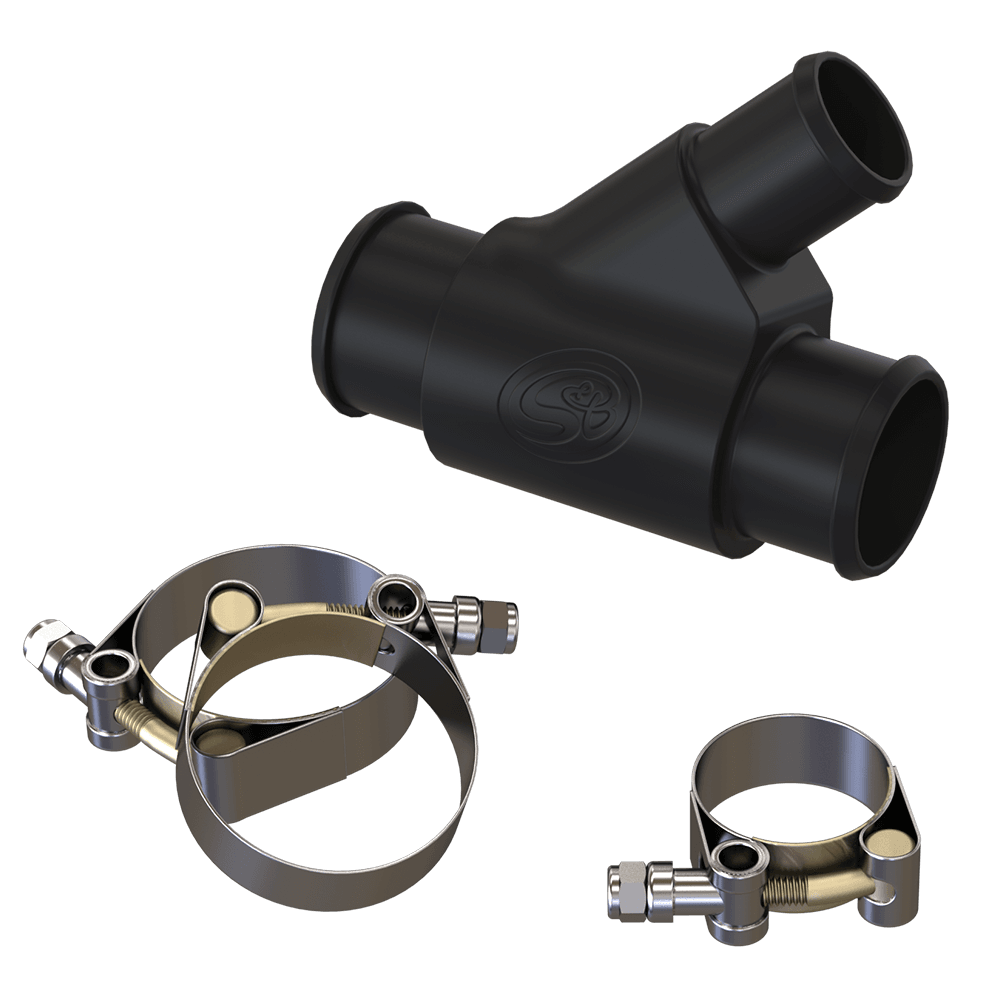 ALUMINUM COOLANT Y-PIPE FOR 2013-2015 DODGE RAM CUMMINS 6.7L (DUAL RADIATOR) - 1