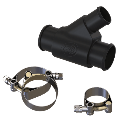 ALUMINUM COOLANT Y-PIPE FOR 2013-2015 DODGE RAM CUMMINS 6.7L (DUAL RADIATOR) - 1