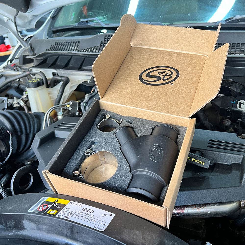 ALUMINUM COOLANT Y-PIPE FOR 2013-2015 DODGE RAM CUMMINS 6.7L (DUAL RADIATOR) - 3