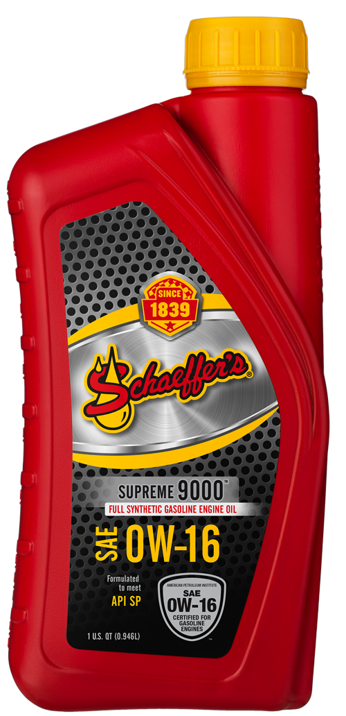 Schaeffer 9016 Supreme 9000 Full Synthetic 0W-16