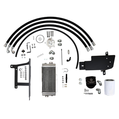 Bullet Proof Diesel Oil Cooler System, Air-Cooled Supplemental Kit with Remote Spin-On Filter, 2008-2010 Ford F-Series 6.4L Power Stroke 90409000 - view 1