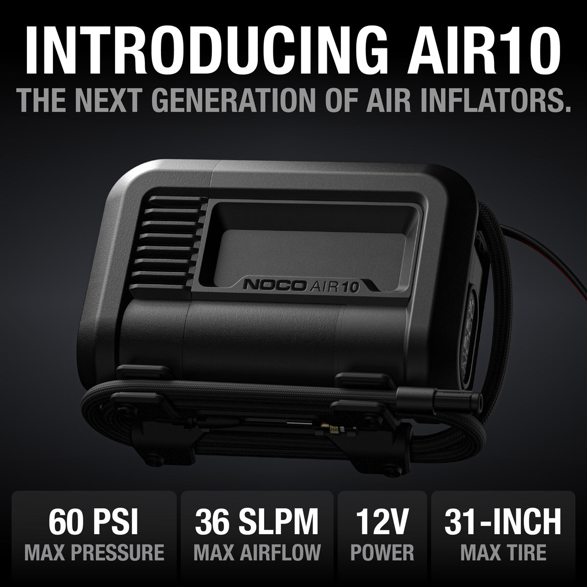 NOCO AIR10 10A Portable Air Inflator - view 2