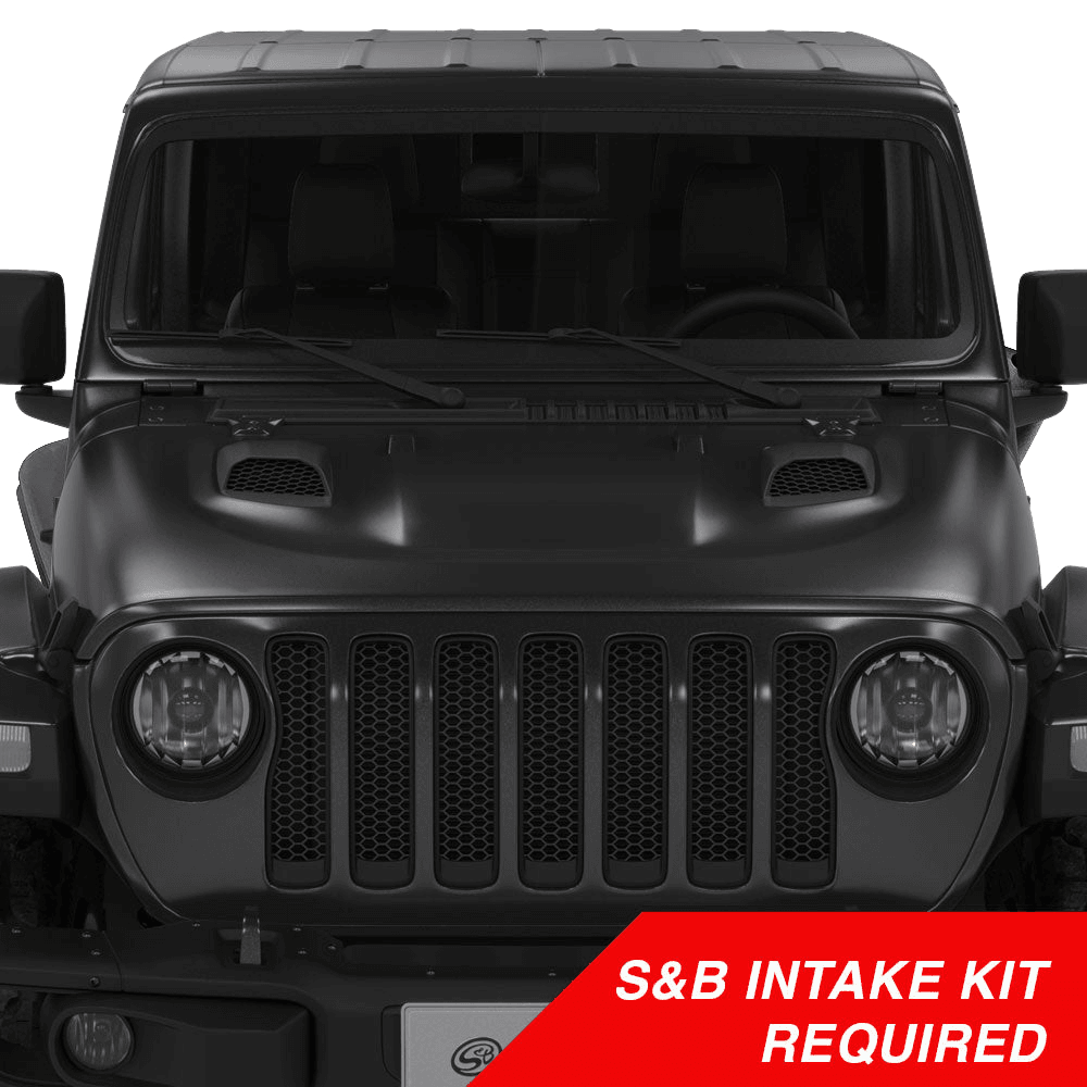 Air Hood Scoops For Jeep Wrangler Rubicon / Gladiator (S&B Intake Required) - 1