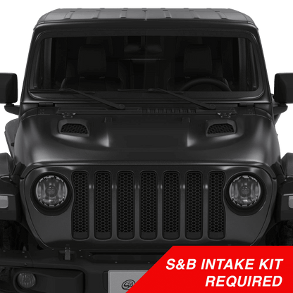 Air Hood Scoops For Jeep Wrangler Rubicon / Gladiator (S&B Intake Required) - 1