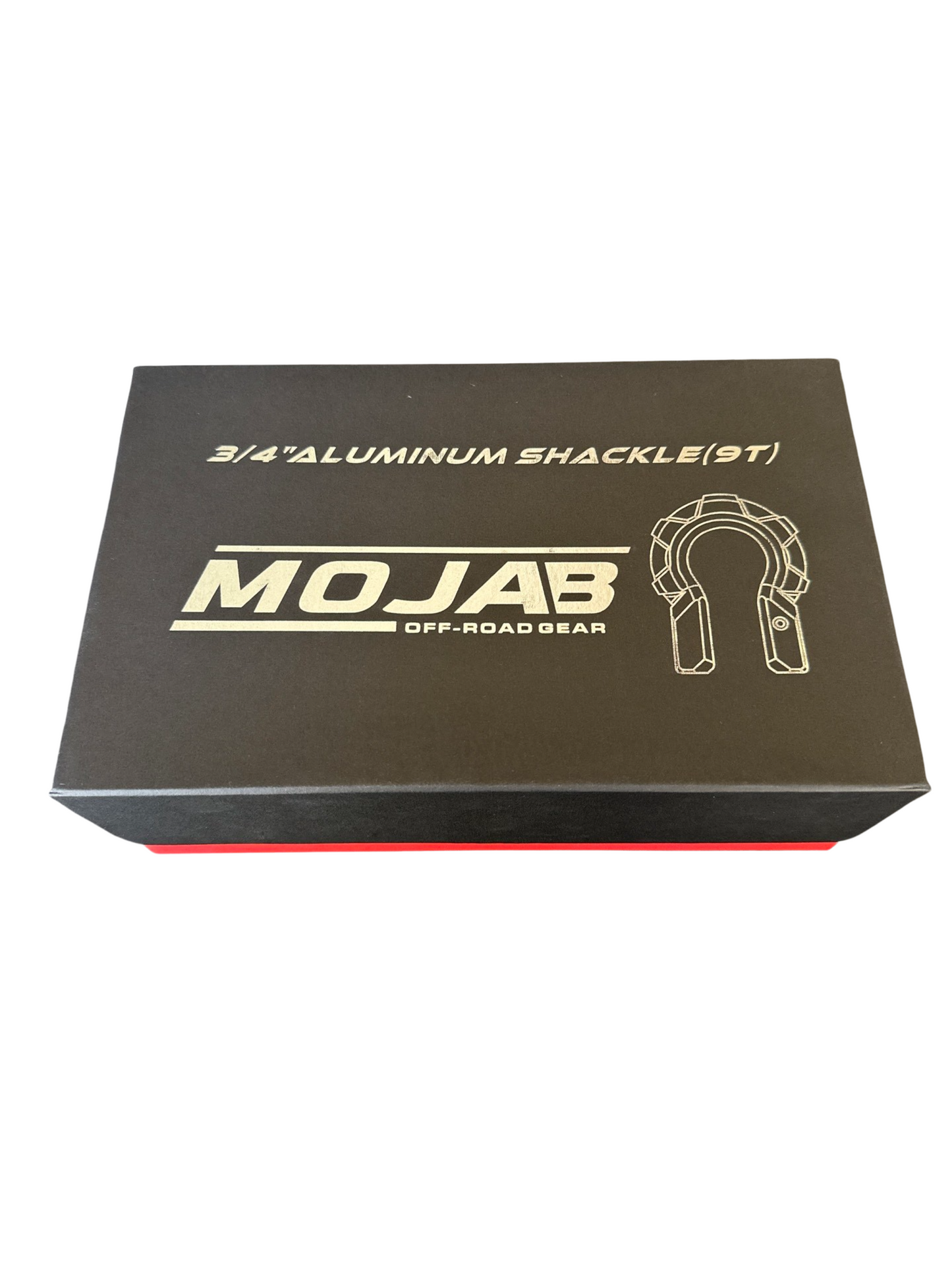 3/4'' Extreme duty Aluminum D-Shackle set (9T) (LIFETIME WARRANTY*)
