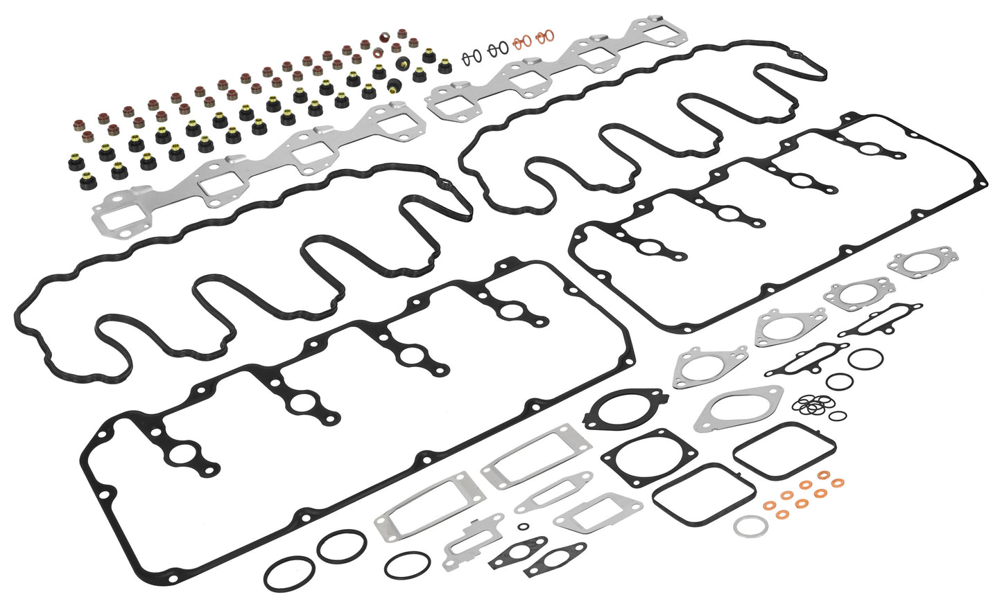 UEM Gasket Set - 6.6L GM Duramax LB7/LLY 2001-2005 VIN 2 Upper - Ex. Head Gaskets