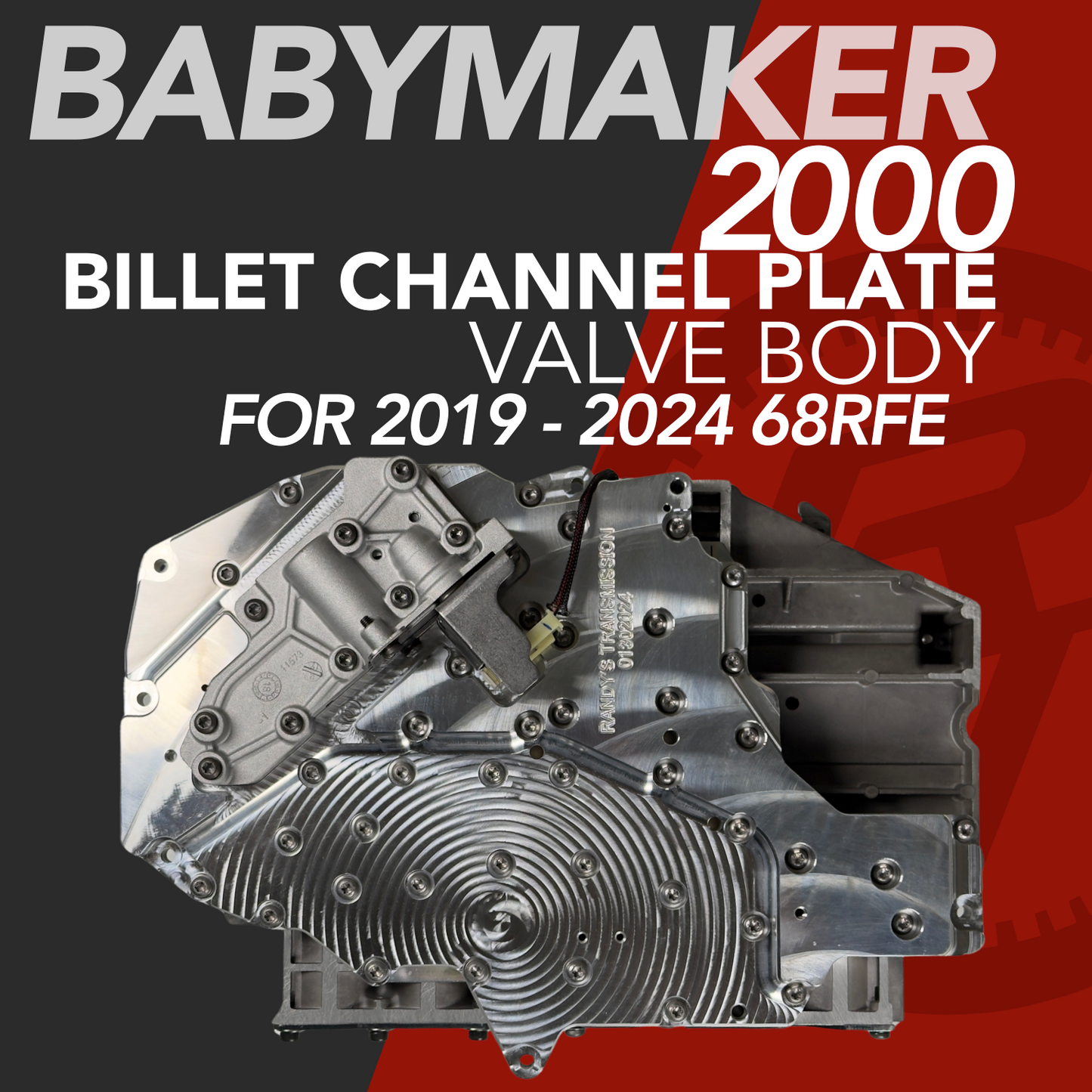 2019 - 2024 68RFE BILLET VALVEBODY (INCLDS SOL PACK) aka "BABY MAKER 2000"