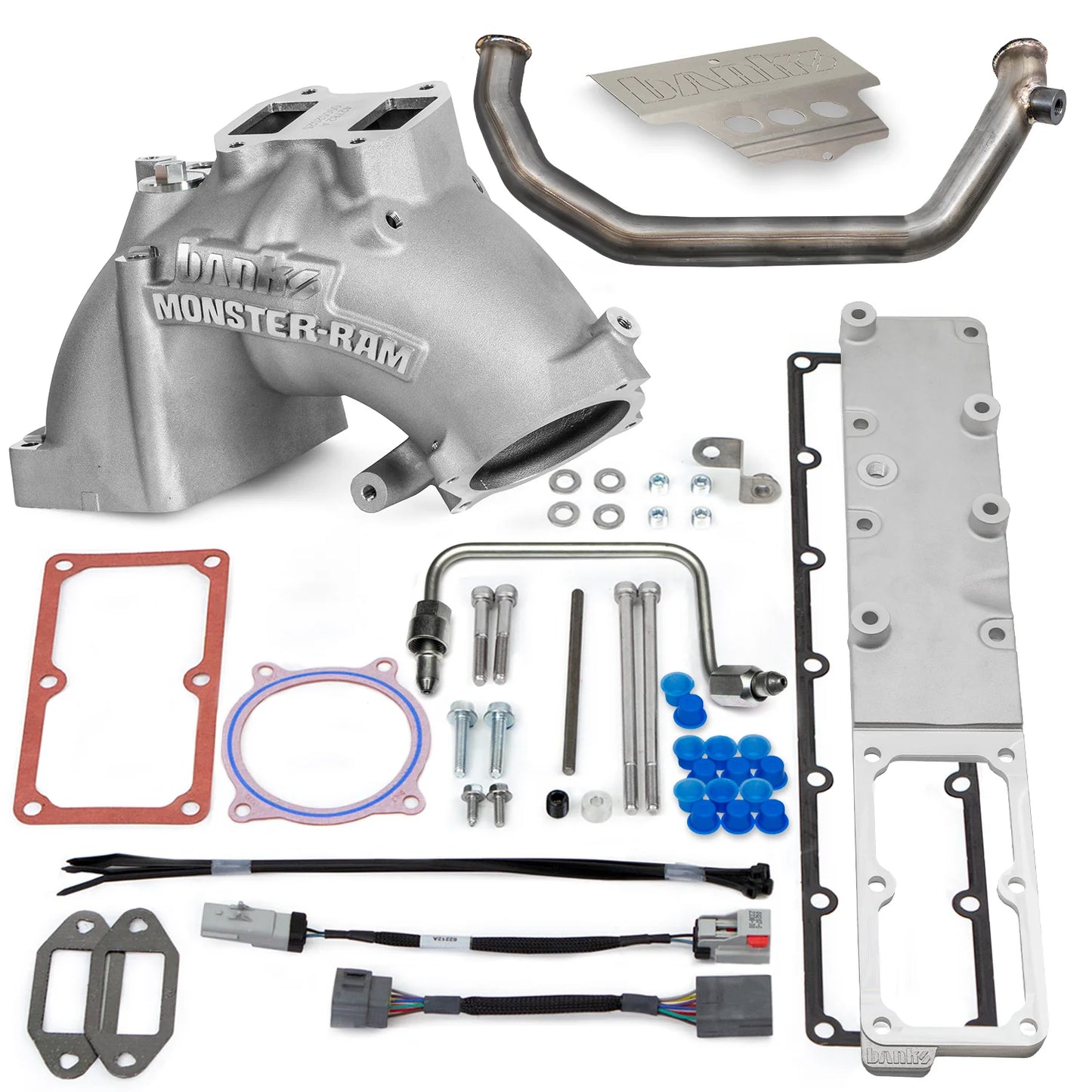 Monster-Ram Intake 2007.5-2012 RAM 3500-5500 Chassis Cab 6.7L Raw Banks Power (EXPECT ORDER TO SHIP IN 1-2 WEEKS.) 42806-N