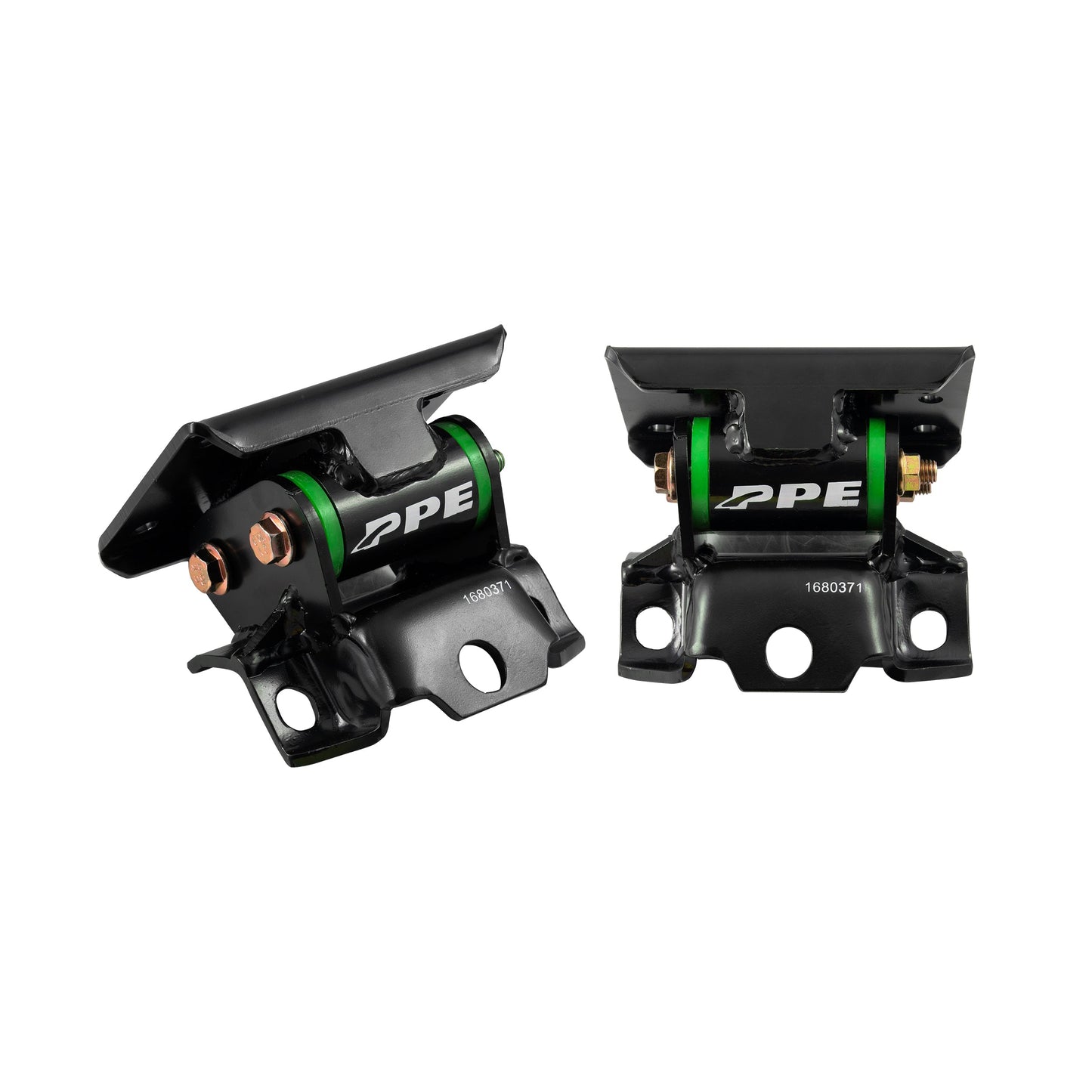Engine Mount Kit (Pair) - GM 5.3L 6.0L Gas 1999-2010 - 50 Hardness - Green 168037150