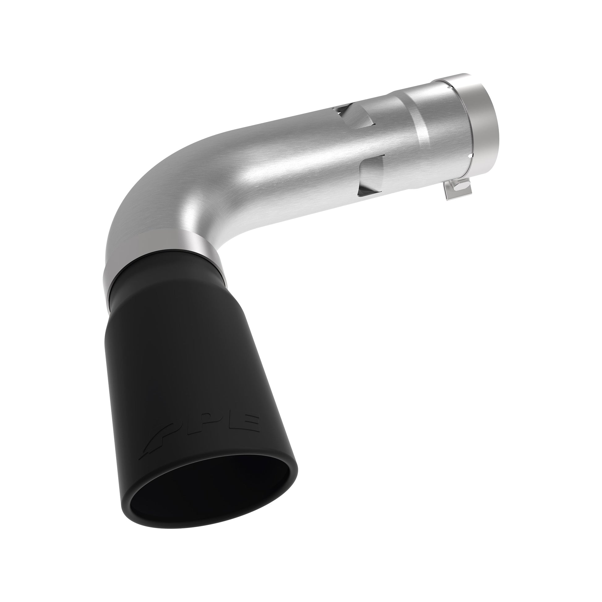 Exhaust Tip SS 4" ID w/ 4" pipe - GM 6.6L Duramax 2024-2026 - Black 117020420