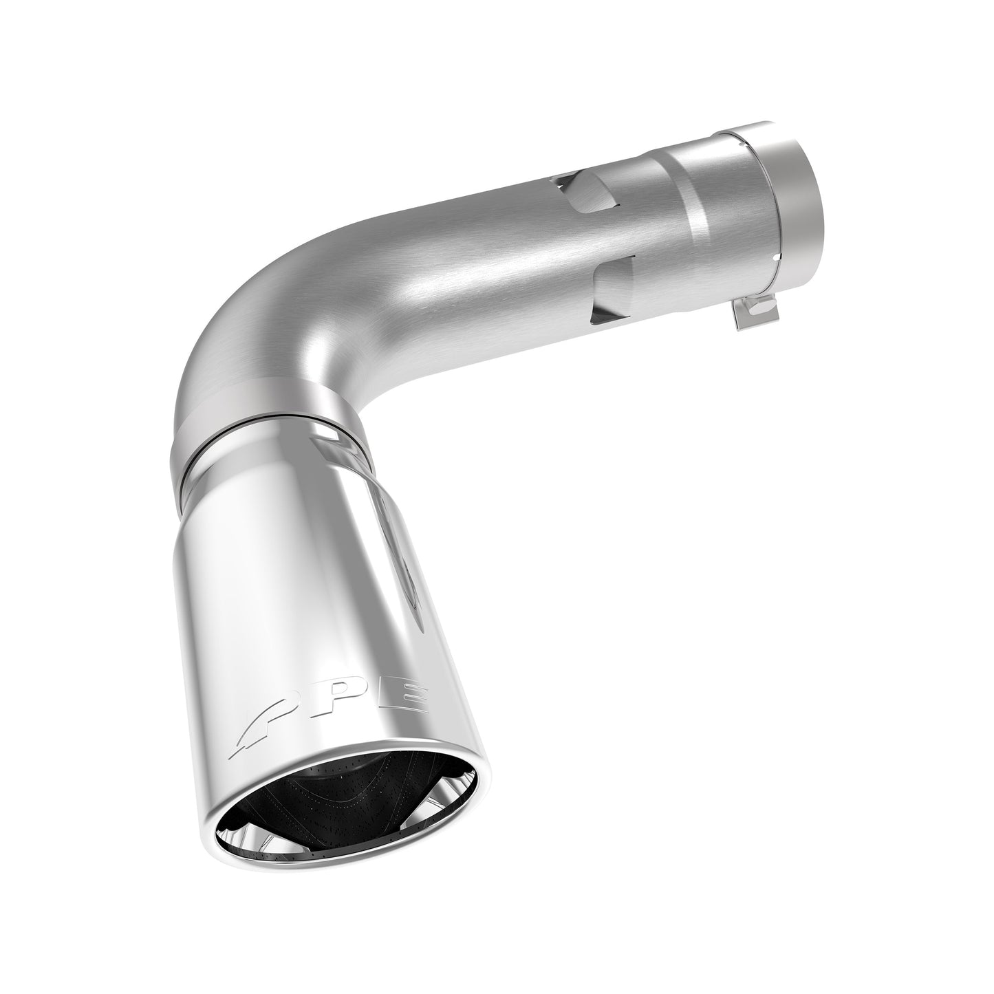 Exhaust Tip SS 4" ID w/ 4" pipe - GM 6.6L Duramax 2024-2026 - Polished 117020430