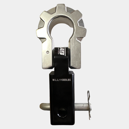 2'' Aluminum Hitch Receiver with Aluminum D-Shackle 9T (Lifetime Warranty), Estimated Ship Date: Week commencing December 29th!