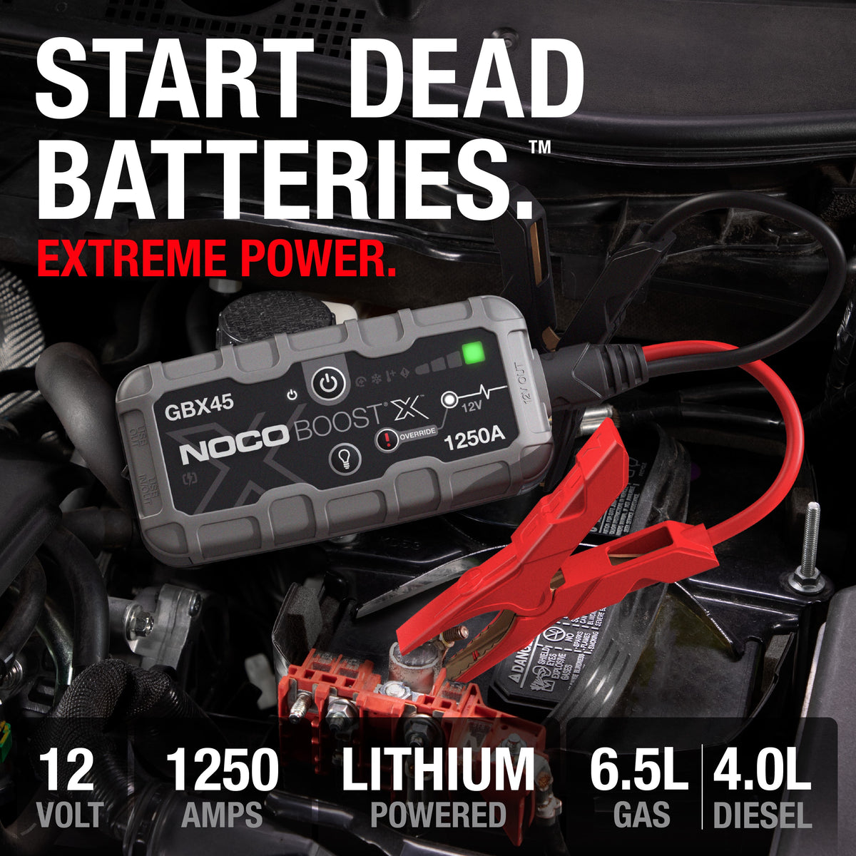 NOCO GBX45 Boost X 12V 1250A Jump Starter - view 2