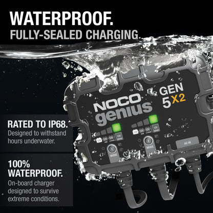 NOCO GEN5X2 2-Bank 10A Onboard Battery Charger - view 3