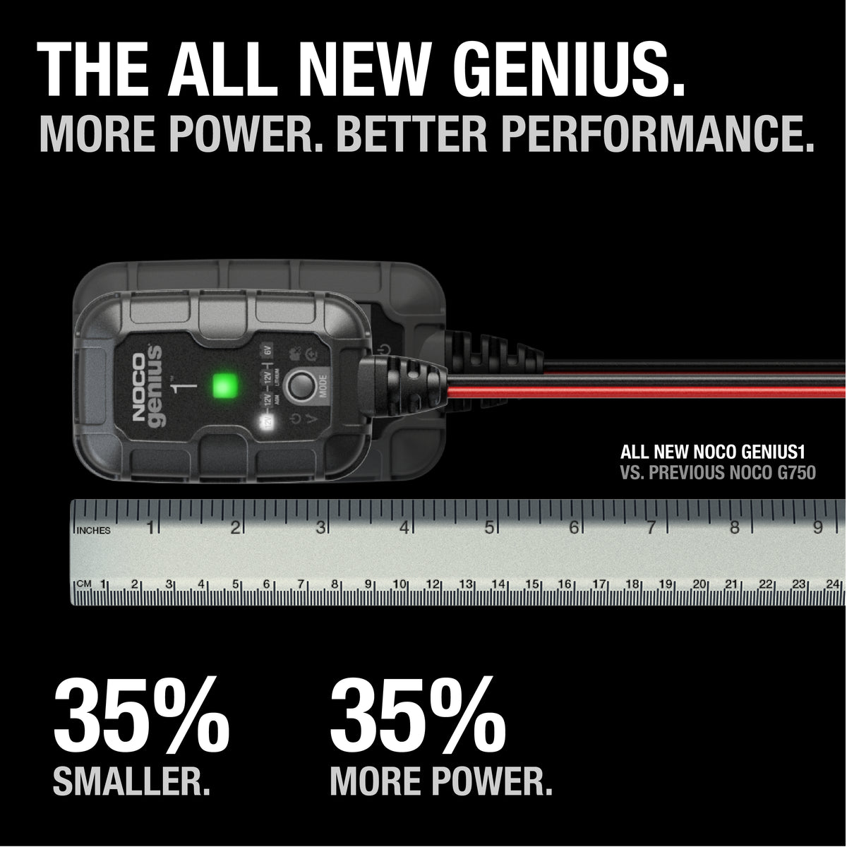 NOCO GENIUS1 1A Battery Charger - view 2