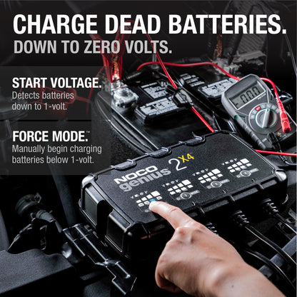 NOCO GENIUS2X4 8A 4-Bank Battery Charger - view 4