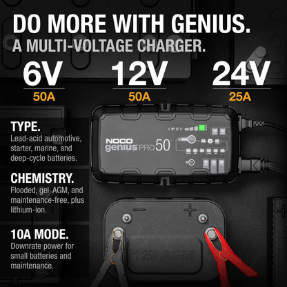 NOCO GENIUSPRO50 50A Pro Battery Charger - view 3