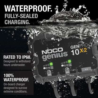 NOCO GENPRO10X2 2-Bank 20A Onboard Battery Charger - view 3