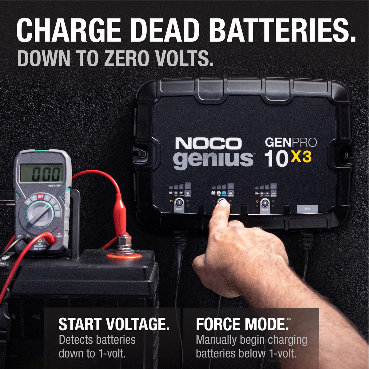 NOCO GENPRO10X3 3-Bank 30A Onboard Battery Charger - view 5