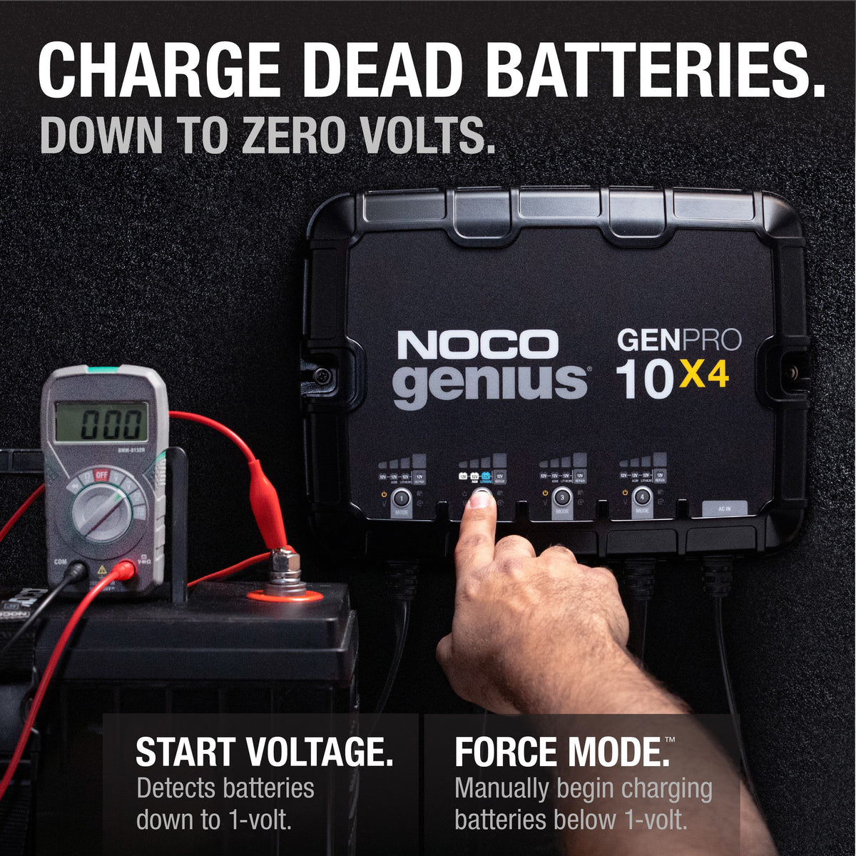 NOCO GENPRO10X4 4-Bank 40A Onboard Battery Charger - view 5