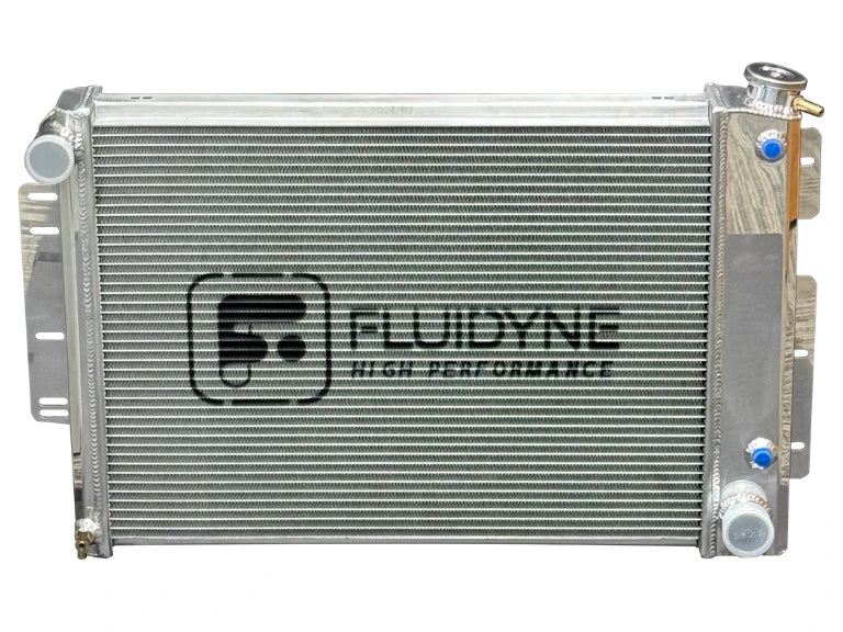 1967-1969 GM Chevy Camaro, Firedbird 3 Row Automatic Polished Aluminum Radiator 30x19