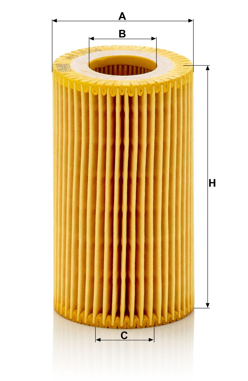 MANN-FILTER HU 7010 Z Oil Filter, OE 651 180 01 09, 2014-2024 Mercedes-Benz Sprinter 2500/3500 4-Cylinder Diesel - view 2