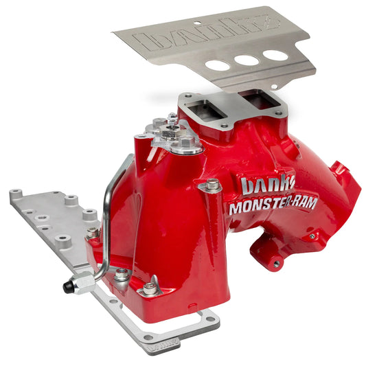 Monster-Ram Intake 19-24 RAM 3500-5500 Chassis Cab 6.7L Red Powdercoat Banks Power (EXPECT ORDER TO SHIP IN 1-2 WEEKS.) 42805-R