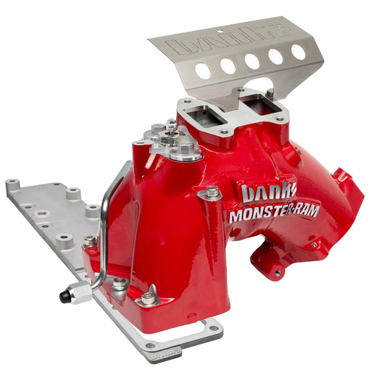 Monster-Ram Intake System for 13-18 Dodge Ram 2500/3500 6.7L Cummins Red Powdercoat Banks Power 42798-PC