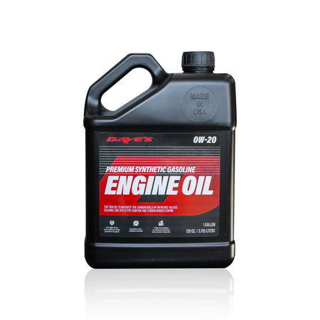 Premium synthetic gasoline engine oil 0W-20 (1 gallon) – Dave's