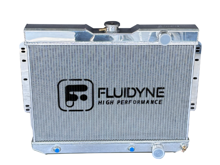 1960-1965 GM Chevy 3 Row Automatic Polished Aluminum Radiator 28x21