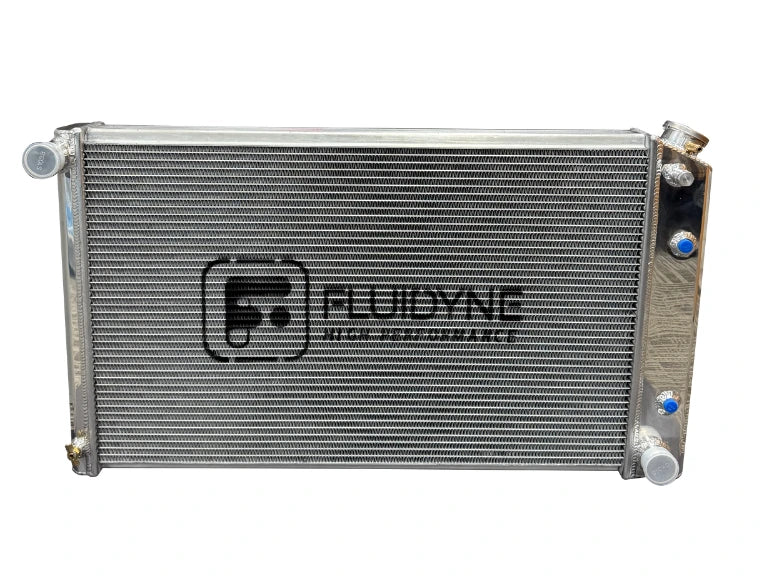 1970-1981 GM Pontiac Firebird Chevy 4 Row Automatic Polished Aluminum Radiator 33x20