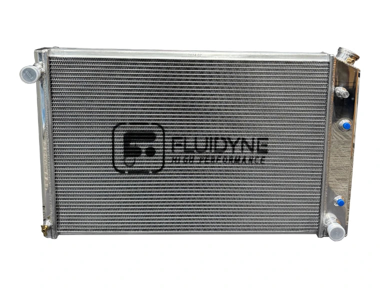 1973-1991 GM Chevy Blazer, Suburban, C/K 10, C/K 20 Trucks C/K30 Automatic Polished Aluminum Radiator 33x21 - 1973-1991 GM Chevy Blazer, Suburban, C/K 10, C/K 20 Trucks C/K30 4 Row Automatic Polished Aluminum Radiator 33x21