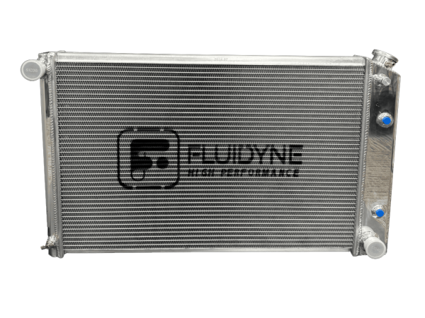 1965-1988 GM Chevy 4 Row Automatic Polished Aluminum Radiator 32x19