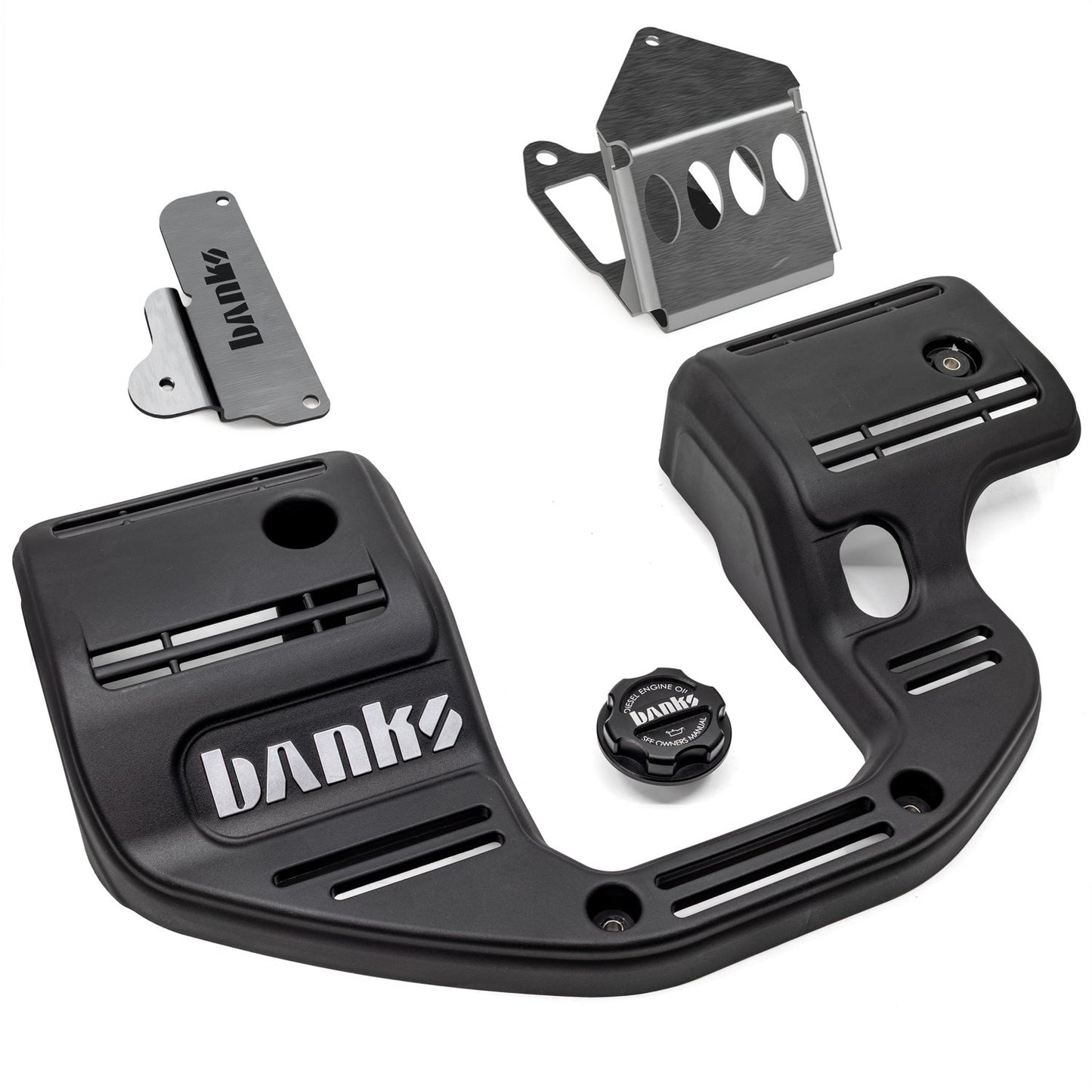 Banks Engine Cover with Revolver Billet Oil Cap