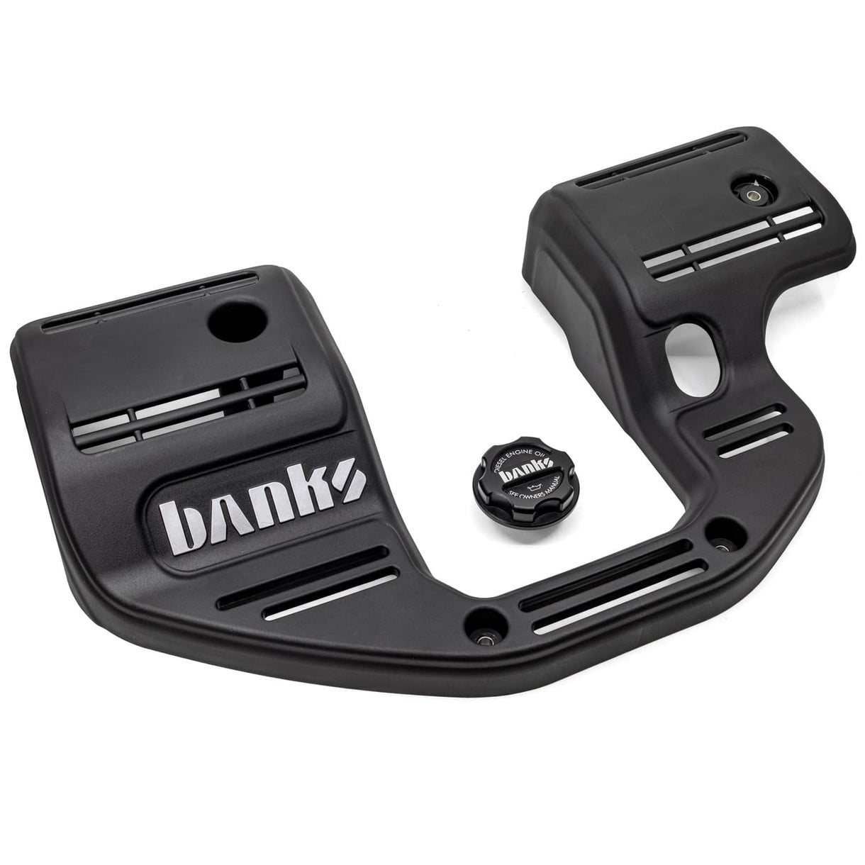 Banks Engine Cover with Revolver Billet Oil Cap