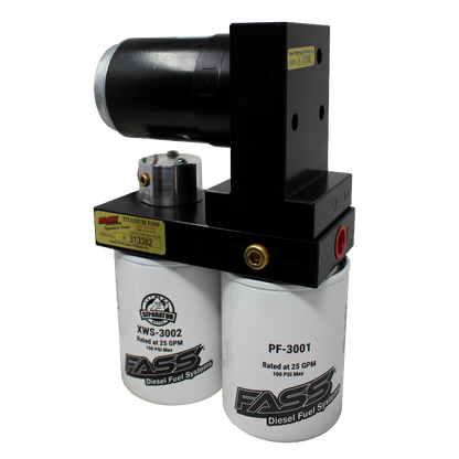 FASS Titanium Signature Series Diesel Fuel System 165GPH GM 6.5L Turbo Diesel 1992-2000