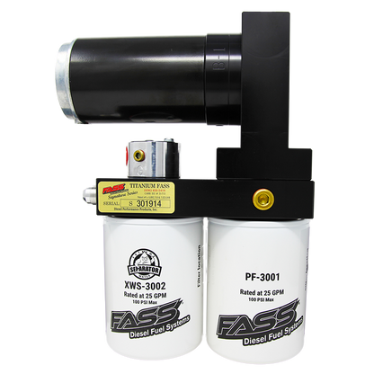 FASS Titanium Signature Series Diesel Fuel System 290GPH GM Duramax 6.6L 2001-2016