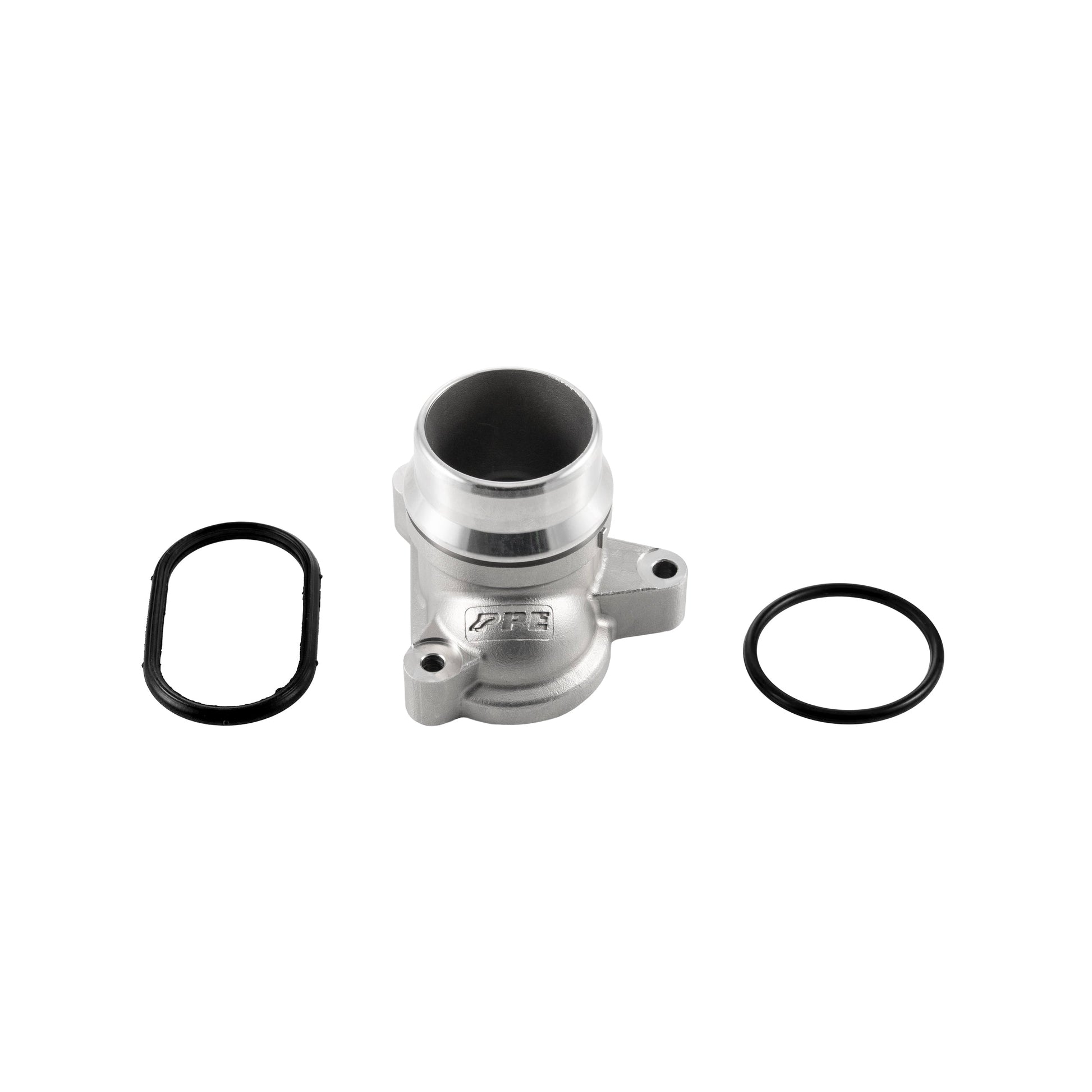 Thermostat Cover - Stainless Steel - Ford 6.7L Power Stroke 2011-2026 - Raw 319000100