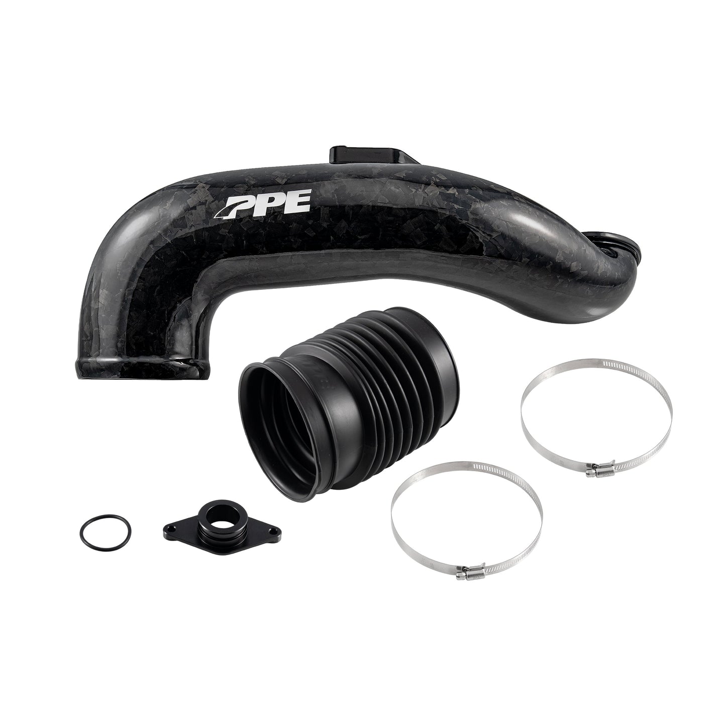 Turbo Inlet Upgrade Kit - GM 6.6L Duramax LML 2011-2016 - Forged Carbon Fiber 115005070