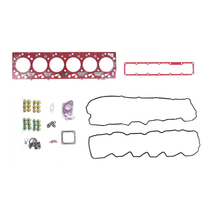 “Solid Seal” kit – Upper gasket kit w/ standard thickness head gasket and a set of 220ksi head studs. CA Excl.