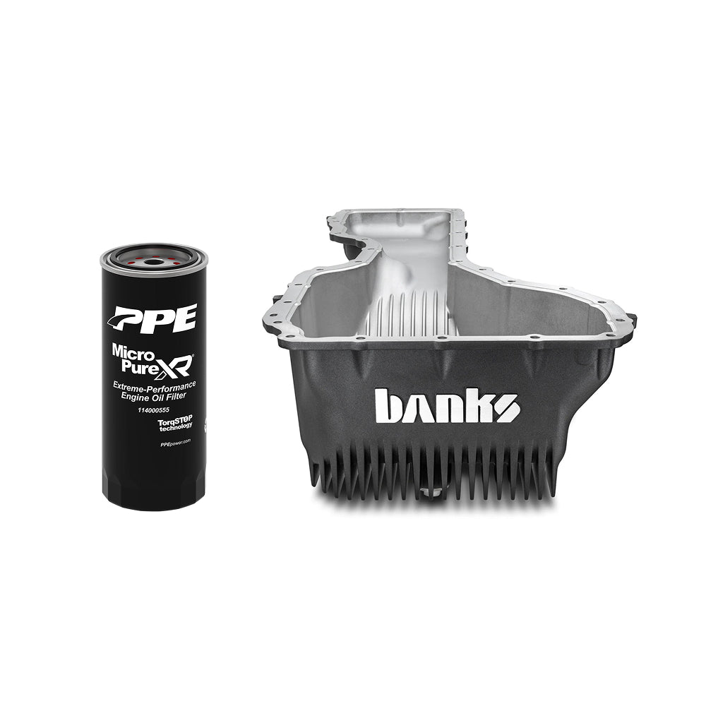 17-19 L5P Duramax Engine Oil Upgrade: Banks Pan & PPE Filter