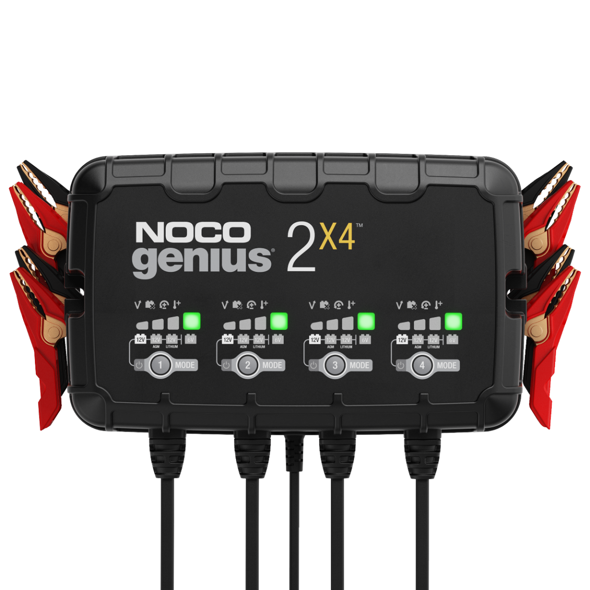 NOCO GENIUS2X4 8A 4-Bank Battery Charger - view 1