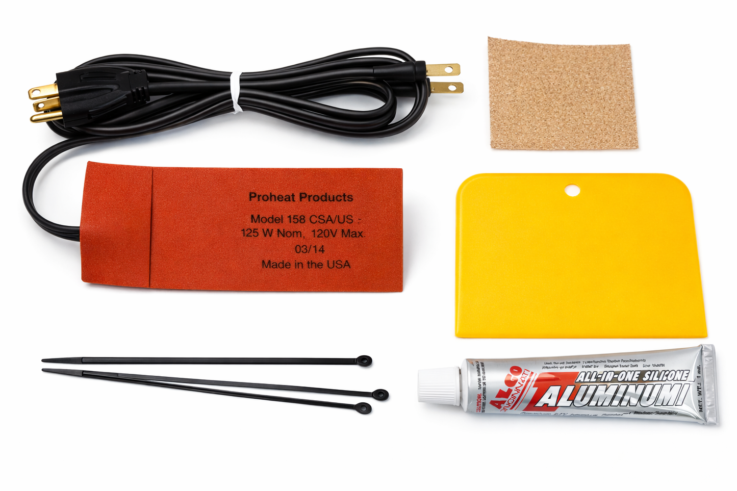 Proheat Engine Heater - 1.5-4 qts, Model 156 CSA
