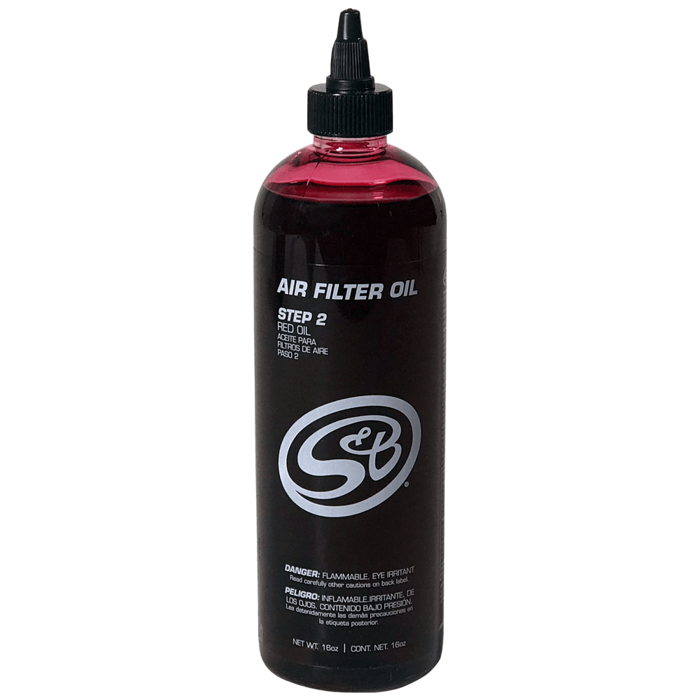 16 oz. Bottle of Air Filter Oil - Red - 1